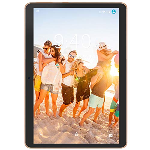 4G LTE Tablet 10 Pulgadas YOTOPT - Android 9.0, 4GB RAM y 64GB ROM, GPS/Bluetooth/WiFi Soporte (Negro)