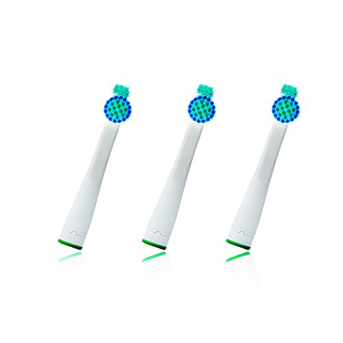 4pcs cepillo de dientes eléctrico (1 x 4) hofoo® Cabezales de repuesto para cepillos eléctricos Philips SoniCare SensiFlex. HX2014 Totalmente Compatible con los siguientes modelos: todos los modelos Sensiflex de Philips
