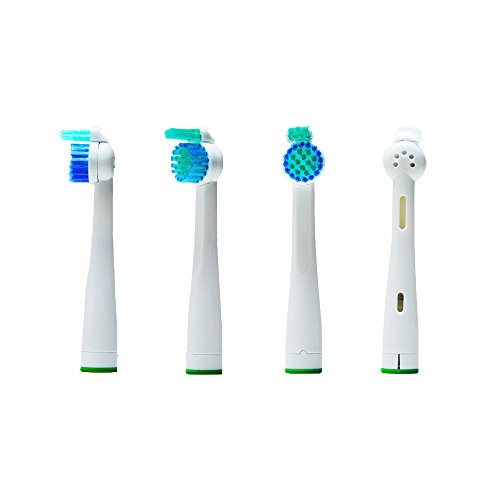 4pcs cepillo de dientes eléctrico (1 x 4) hofoo® Cabezales de repuesto para cepillos eléctricos Philips SoniCare SensiFlex. HX2014 Totalmente Compatible con los siguientes modelos: todos los modelos Sensiflex de Philips