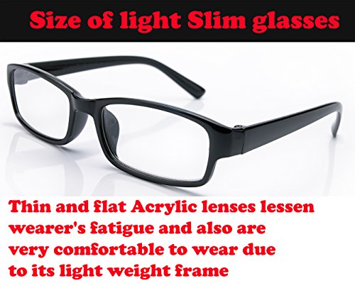 4sold Gafas de Lectura Presbicia Vista Cansada - (Pack 5) Graduadas fde 0.5 a 4.00 Dioptrías Montura de Pasta Azul Marrón Negra Carey Diseño Moda Hombre Mujer Unisex Lentes de Aumento (Black, 0.75)