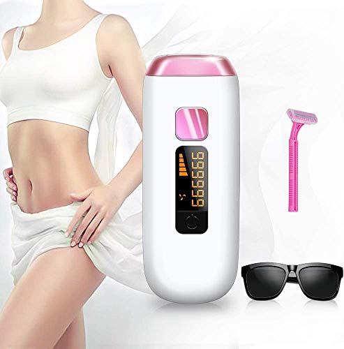4YANG IPL Épilateur pour femmes et hommes, avec 999999 flashs Épilation permanente au laser pour le visage, les aisselles, les bras, la poitrine, le dos, la ligne de bikini et les jambes