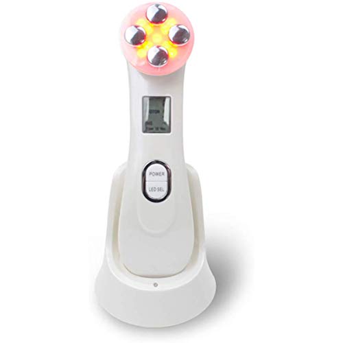 5 en 1 Máscara LED Face, Máquina de apriete Radio mesoterapia, La electroporación Facial de Belleza Frecuencia de Radio Pen LED de fotones rejuvenecimiento de la Piel Remover Arrugas