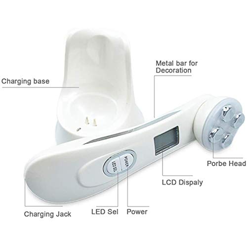 5 en 1 Máscara LED Face, Máquina de apriete Radio mesoterapia, La electroporación Facial de Belleza Frecuencia de Radio Pen LED de fotones rejuvenecimiento de la Piel Remover Arrugas