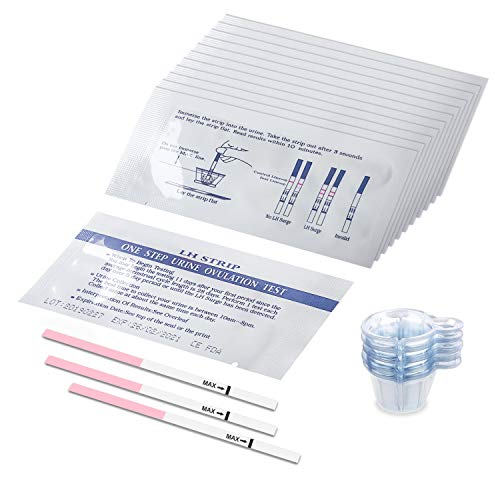 50 x 25mIU/ml Test Ovulacion Ultrasensibles PT500 Pruebas de Ovulacion y Embarazo Dragoskandia