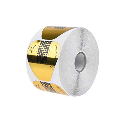 500 Pegatinas Adhesivas de Extensión de Uñas En Forma de Corazón Kare & Kind - Molde Francés para las Uñas - Para Extensiones de uñas Acrílicas, Gel UV, PolyGel - Utilizadas por Manicuristas