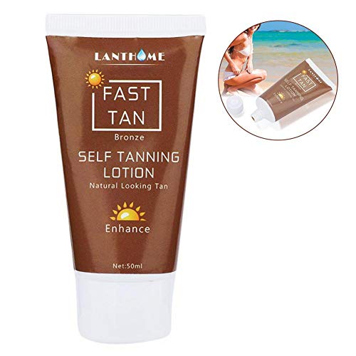 50ml Self Tanner Loción Autobronceadora Bronce Self Sun Tan Enhancer Crema Bronceadora Natural Bronzer Bronceador Bronceador para Cuerpo y Rostro