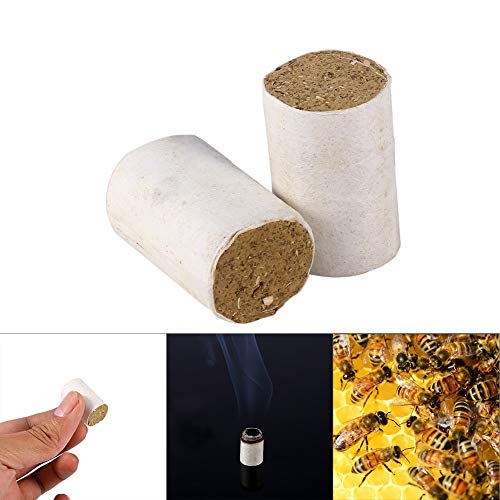 54 PC abeja Fumador combustible, Solid china de hierbas medicinales humo herramienta de la colmena de la apicultura