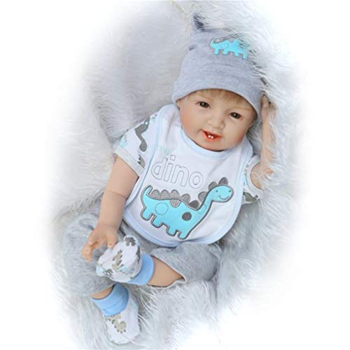 55CM Renacida del Niño De Las Muñecas, del Recién Nacido Baby Doll, Lovely Chica Realista Juguete Lindo Niño, Hecho A Mano para Las Girl Niños Niños Cumpleaños