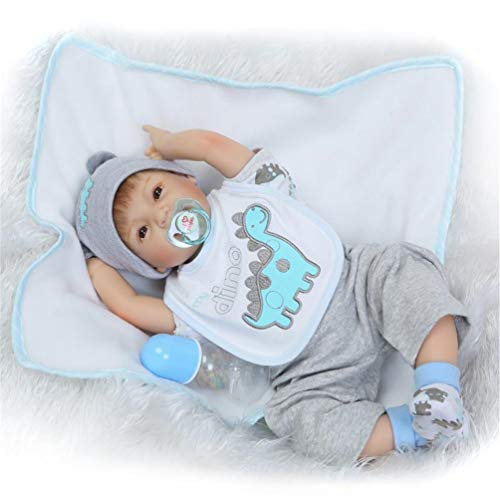 55CM Renacida del Niño De Las Muñecas, del Recién Nacido Baby Doll, Lovely Chica Realista Juguete Lindo Niño, Hecho A Mano para Las Girl Niños Niños Cumpleaños