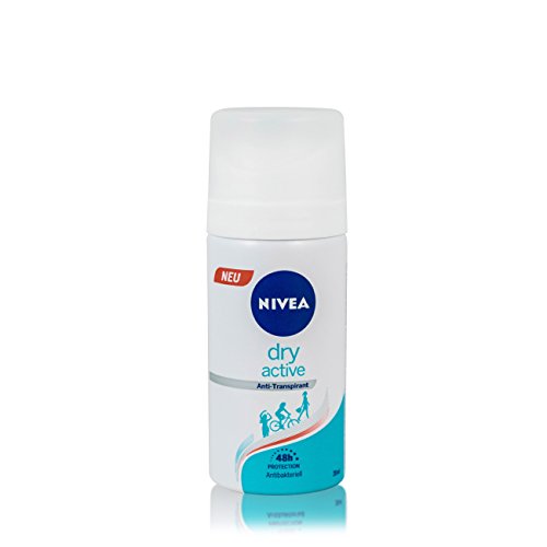 5Pack Nivea Desodorante de viaje Spray Dry Active Mini 5x 35 ml