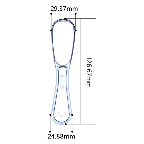 5pcs Limpiador Lingual De La Mano del Raspador De Cepillo Mal Aliento Lejos De Sílice Handle Limpieza Bucal Higiene Dental Care Color Al Azar