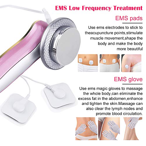 6 en 1 cuerpo portátil ultrasónico que adelgaza la máquina gorda del retiro, la fototerapia y el iones funciones la máquina del masaje de la pérdida de peso de la belleza