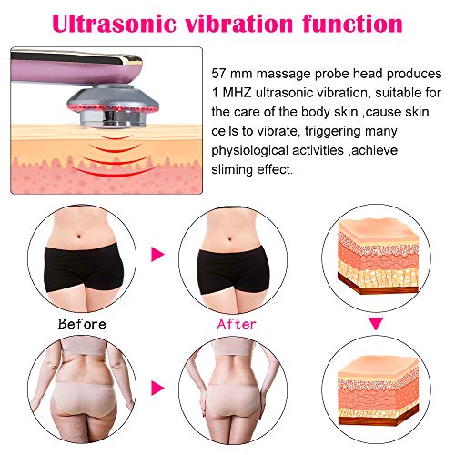 6 en 1 cuerpo portátil ultrasónico que adelgaza la máquina gorda del retiro, la fototerapia y el iones funciones la máquina del masaje de la pérdida de peso de la belleza