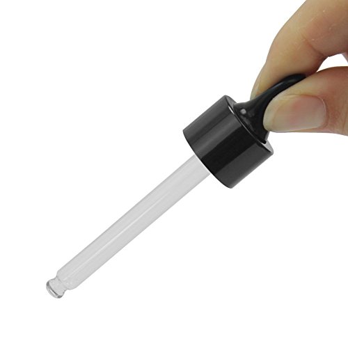 6 Pack 30ml Blanco Botellas De Vidrio ámbar Perfume Esencia Aceite Envase Cosmético Con El Vidrio Cuentagotas