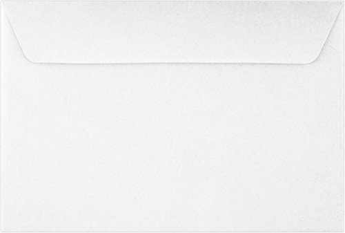 6 x 9 folleto sobres – 24lb. Blanco brillante (50 unidades) | ideal para envío de documentos, catálogos, correo directo, material de promoción, folletos y more| 11874 – 50