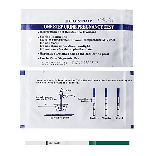 60 x 25mIU/ml Test de Embarazo Pruebas de Embarazo Ultrasensible PT600 Dragoskandia