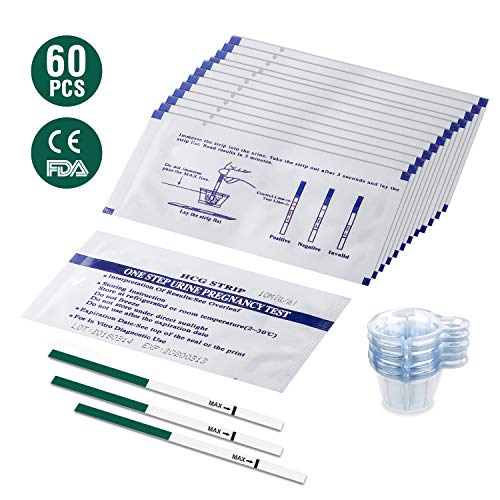 60 x 25mIU/ml Test de Embarazo Pruebas de Embarazo Ultrasensible PT600 Dragoskandia