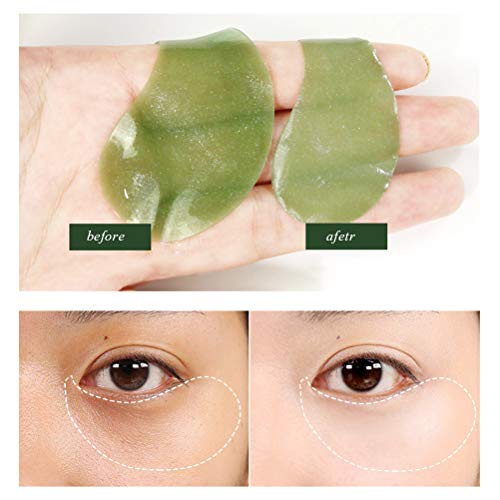 60pcs Mascarilla para ojos Algas marinas Mascarilla para ojos Gel Antienvejecimiento Antiarrugas Almohadillas para los ojos Eliminación de parches de gel Círculos oscuros Inflamación debajo de los