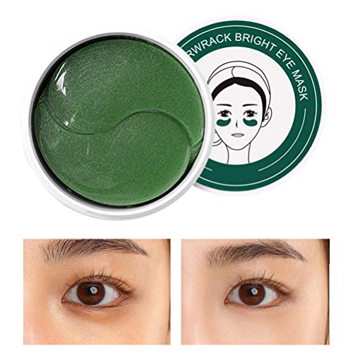 60pcs Mascarilla para ojos Algas marinas Mascarilla para ojos Gel Antienvejecimiento Antiarrugas Almohadillas para los ojos Eliminación de parches de gel Círculos oscuros Inflamación debajo de los
