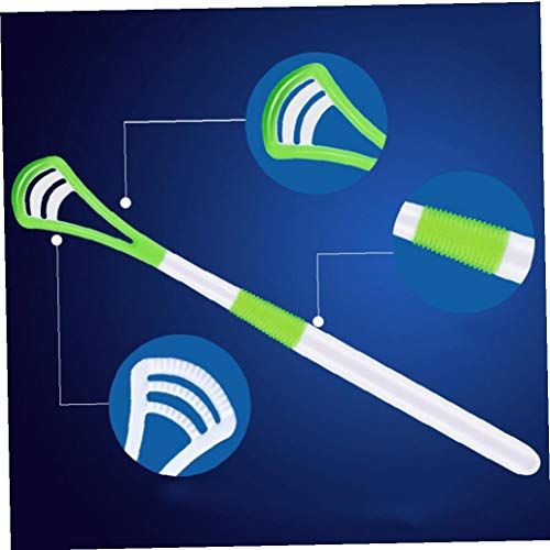 6pcs Lengua Cepillo Limpiador Lingual Rasqueta De Limpieza Raspador De Lengua para El Cuidado De La Higiene Bucal Oral Tenga Aliento Fresco Reutilizable (Color Al Azar)