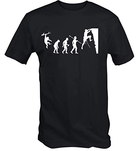 6TN Hombre Evolución de la Escalada Camiseta (S)