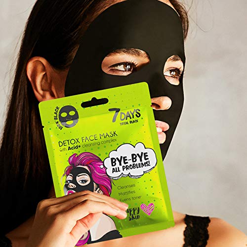 7DAYS Máscara 2 pieza Ácidos Glicólicos Complejo Facial Hidratante Intenso