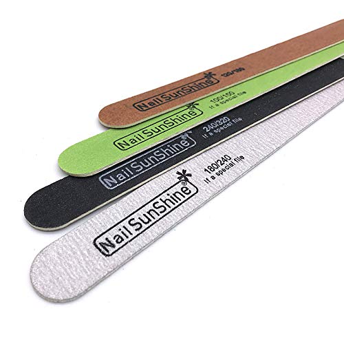 8 uds mezcla 100/120/150/180/240/320 lima de uñas lijadora de limas para salón manicura UV Gel Vogue Nail Art Tool 4x2