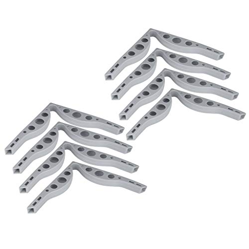 8pcs Puente Nasal antivaho, Accesorio para Evitar Que los anteojos se empañen, Tira de Puente Nasal de Silicona Soporte para mascarilla El Marco de Soporte Interno Aumenta el Espacio para Respirar