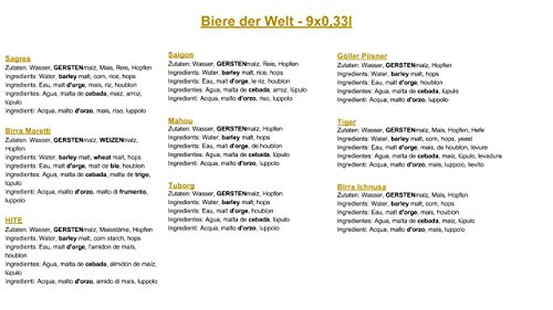 9 Cervezas de las especialidades, de mundo a las mejores cervezas delmundo dan awaywith caja de regalo (no cerveza barata)