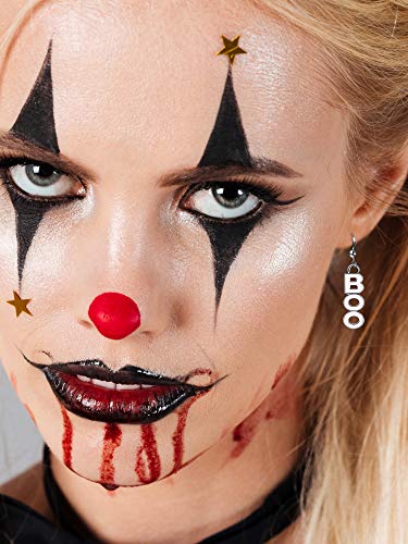 9 Pares Pedientes de Colgante de Gota de Halloween Pendientes de Gato Negro Calabaza para Mujer Halloween Disfraz