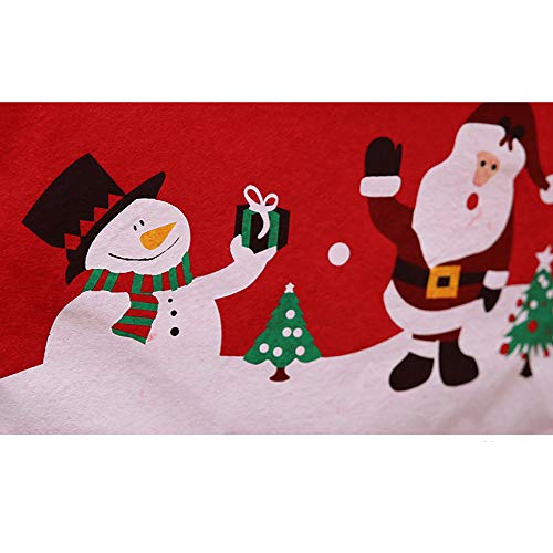 99AMZ Fundas para Silla de Comedor de Navidad – Cubierta De La Silla de Gorro de Papá Noel Articulo de Decoración de Mesa para Celebración Navidad – Accesorio de Adorno para Fiesta y Cena (6PCS)