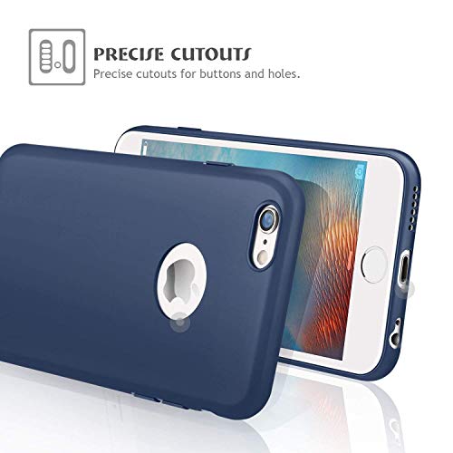 9X Funda iPhone 6S / 6 Silicona, Leathlux Carcasa Ultra Fina TPU Flexible Cover Funda para iPhone 6S / 6-4.7" Rosa, Verde, Púrpura, Azul Cielo, Amarillo, Rojo, Azul Oscuro, Translúcido, Negro