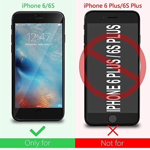 9X Funda iPhone 6S / 6 Silicona, Leathlux Carcasa Ultra Fina TPU Flexible Cover Funda para iPhone 6S / 6-4.7" Rosa, Verde, Púrpura, Azul Cielo, Amarillo, Rojo, Azul Oscuro, Translúcido, Negro