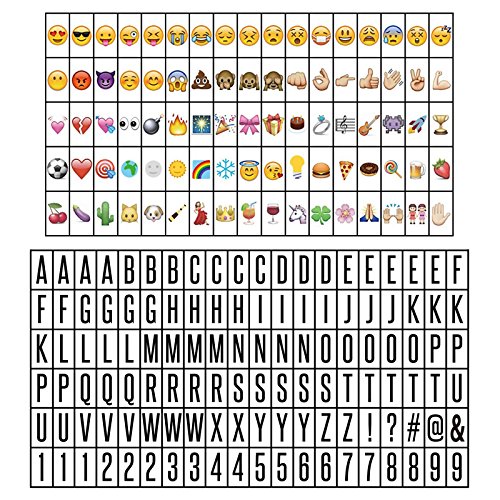 A4 Lightbox | Signo de luz cinemática incluye 205 letras y Emojis y cable USB gratis | Light Up Box Sign | Personalizar mensajes | Pukkr