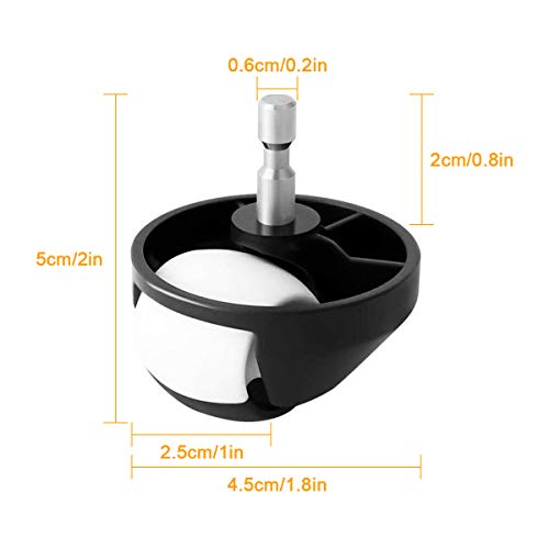 ABClife Rueda de rueda 2pcs Compatible con iRobot Roomba 500 600 700 800 Series 529 550 650 760 780 870 880 Aspirador Partes