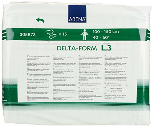 ABENA Delta Form L3 - Pañales para adultos (talla L)