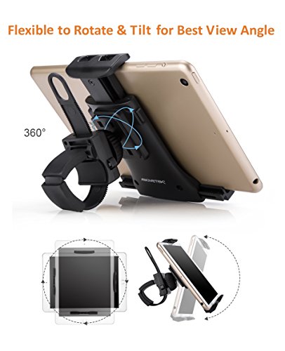 AboveTEK bicicleta todo en uno Soporte para iPad / iPhone Soporte para tablet.
