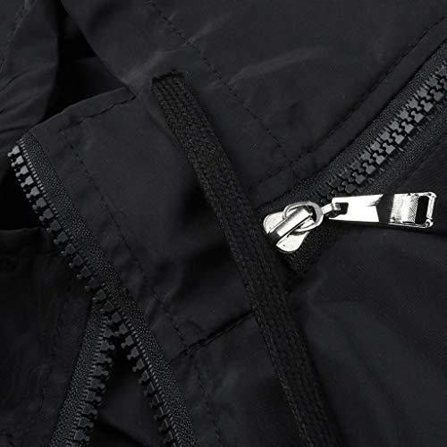 Abrigo Impermeable Chaqueta Cortavientos para Mujer Chaqueta Impermeable para Mujeres Largas Senderismo Deportes Montaña Chaquetas con Capucha Al Aire Libre Abrigos Lluvia Suéteres Cortavientos BuyO