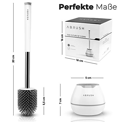 Abrush El Original - escobilla de baño de alta calidad hecha de silicona - escobillero baño - escobilla wc - accesorio baño