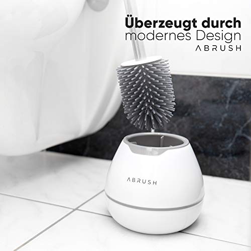Abrush El Original - escobilla de baño de alta calidad hecha de silicona - escobillero baño - escobilla wc - accesorio baño