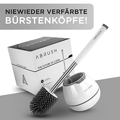 Abrush El Original - escobilla de baño de alta calidad hecha de silicona - escobillero baño - escobilla wc - accesorio baño
