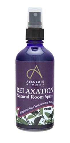 Absolute Aromas Relajación Room Spray 100 ml - Spray Natural Spritzer Mist con aceites esenciales de lavanda, manzanilla, pachulí y cítricos