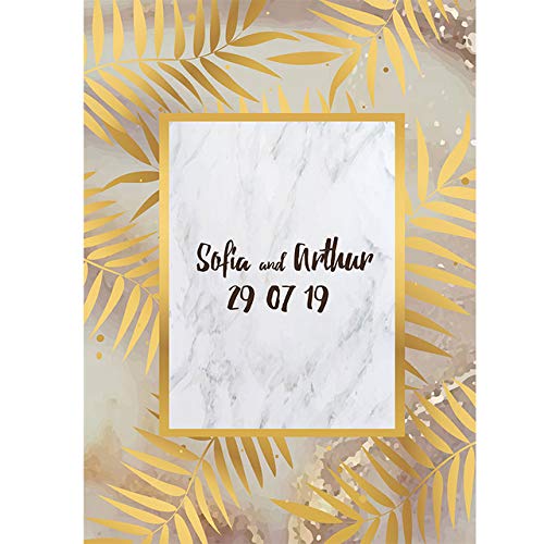 Abstracto único cartel de mármol amarillo lámina de oro lienzo pintura sala de estar decoración moderna 40x60 cm