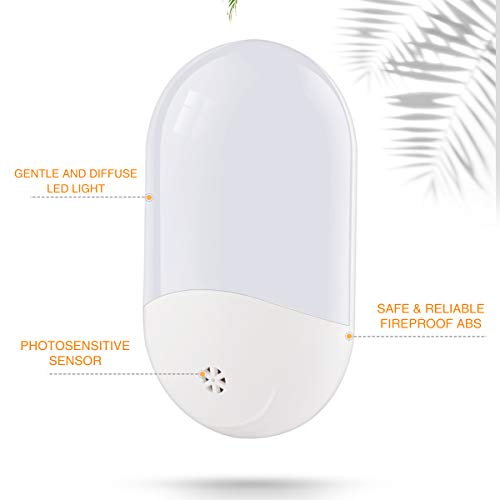 ACADGQ Luz Nocturna Infantil (2 Pack),Luz Noche con Luz Sensor,Lámpara LED,Lámpara de Mesita,para Niños para Habitación Bebé,Dormitorio,Sala,Pasillos,Baño,Cocina [Clase de eficiencia energética A++]