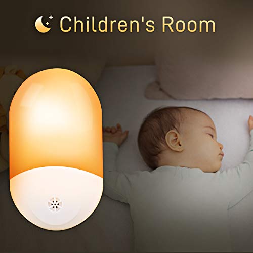 ACADGQ Luz Nocturna Infantil (2 Pack),Luz Noche con Luz Sensor,Lámpara LED,Lámpara de Mesita,para Niños para Habitación Bebé,Dormitorio,Sala,Pasillos,Baño,Cocina [Clase de eficiencia energética A++]