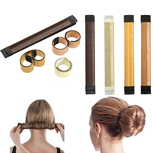 Accesorios de Peinado, Vibury Set de Diseño de Cabello Herramientas Accesorios Gomas moño de pelo para Niñas Mujeres con pelo DIY