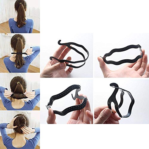 Accesorios de Peinado, Vibury Set de Diseño de Cabello Herramientas Accesorios Gomas moño de pelo para Niñas Mujeres con pelo DIY