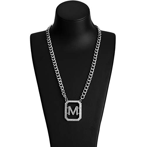 Accesorios de ropa destacados Modelos bastante de modo más marcado de la cadena de aleación de punk colgante collar de diamantes M hip hop tendencia de la moda de otoño e invierno Más estilo