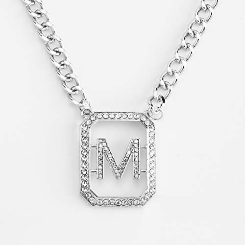 Accesorios de ropa destacados Modelos bastante de modo más marcado de la cadena de aleación de punk colgante collar de diamantes M hip hop tendencia de la moda de otoño e invierno Más estilo