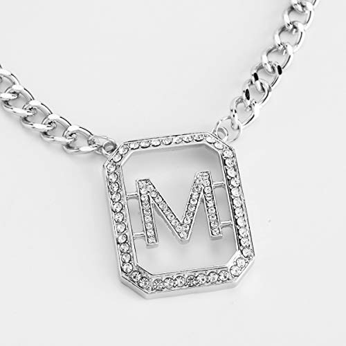 Accesorios de ropa destacados Modelos bastante de modo más marcado de la cadena de aleación de punk colgante collar de diamantes M hip hop tendencia de la moda de otoño e invierno Más estilo